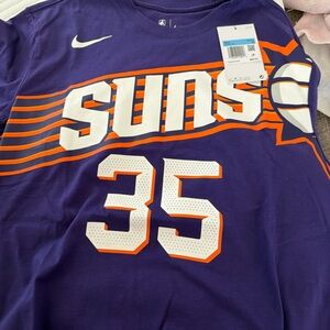 Nike Purple and Orange Suns Short Sleeve Tee